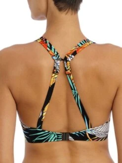FREYA Samba Nights High Apex Bikini Top - Multi -Boosted Bras Sales Store braforme freya samba 20nights 204413 mui back1