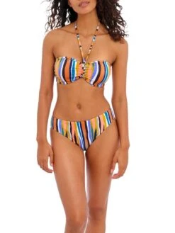 FREYA Torra Bay Bandeau Bikini Top - Multi 11 FREYA Torra Bay Bandeau Bikini Top - Multi -Boosted Bras Sales Store braforme freya swim as203210 torra fl