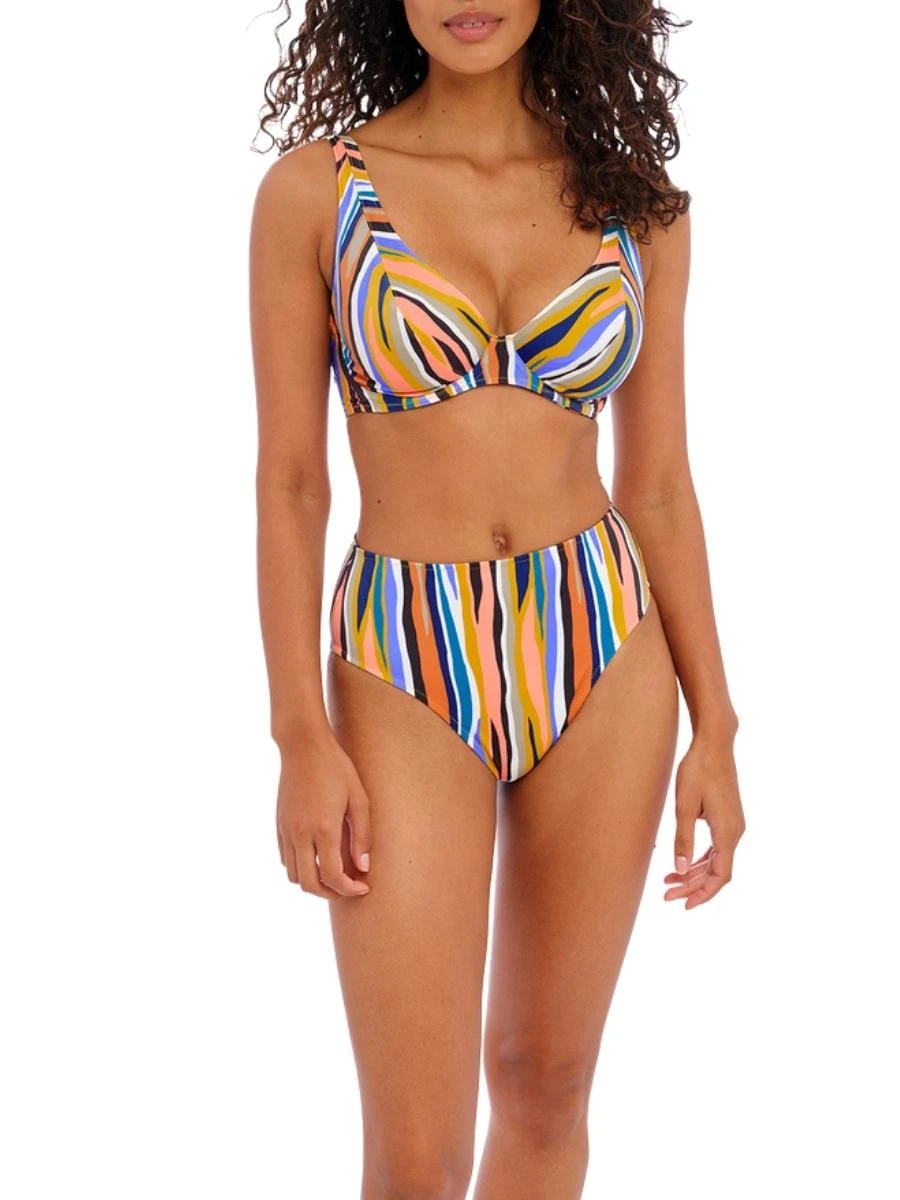 FREYA Torra Bay High Apex Bikini Top - Multi 2 FREYA Torra Bay High Apex Bikini Top - Multi - Image 2