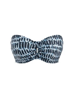 FANTASIE Kotu Bandeau Bikini Top - Ink -Boosted Bras Sales Store braforme fs7012 ink fantasie swimwear kotu ink gathered bandeau multiway straps p