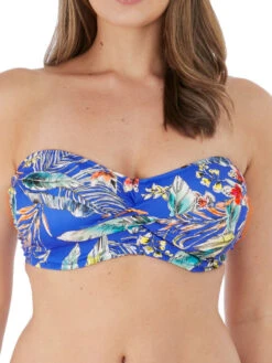 FANTASIE Burano Twist Bandeau Bikini Top - Pacific