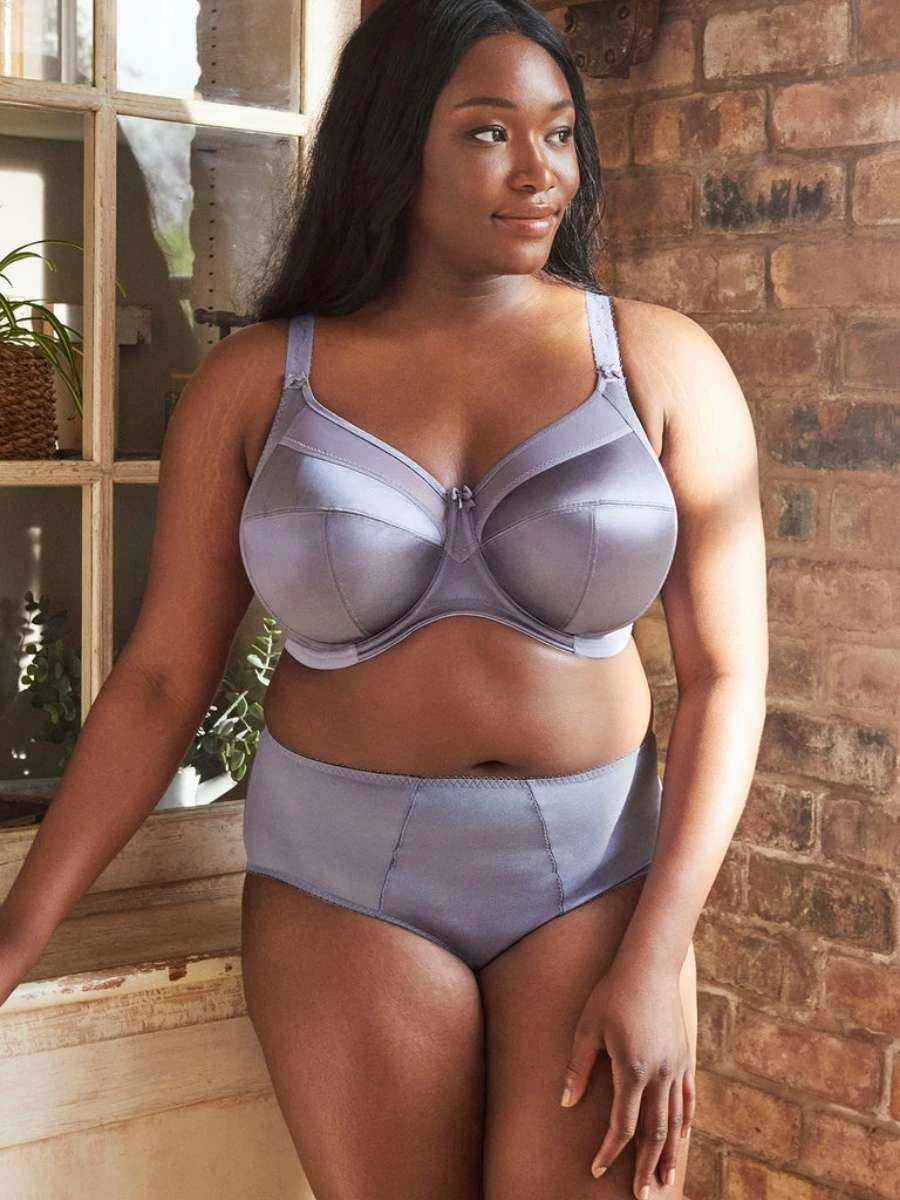 GODDESS Keira Full Cup Underwired Bra - Blue Granite 2 GODDESS Keira Full Cup Underwired Bra - Blue Granite - Image 2