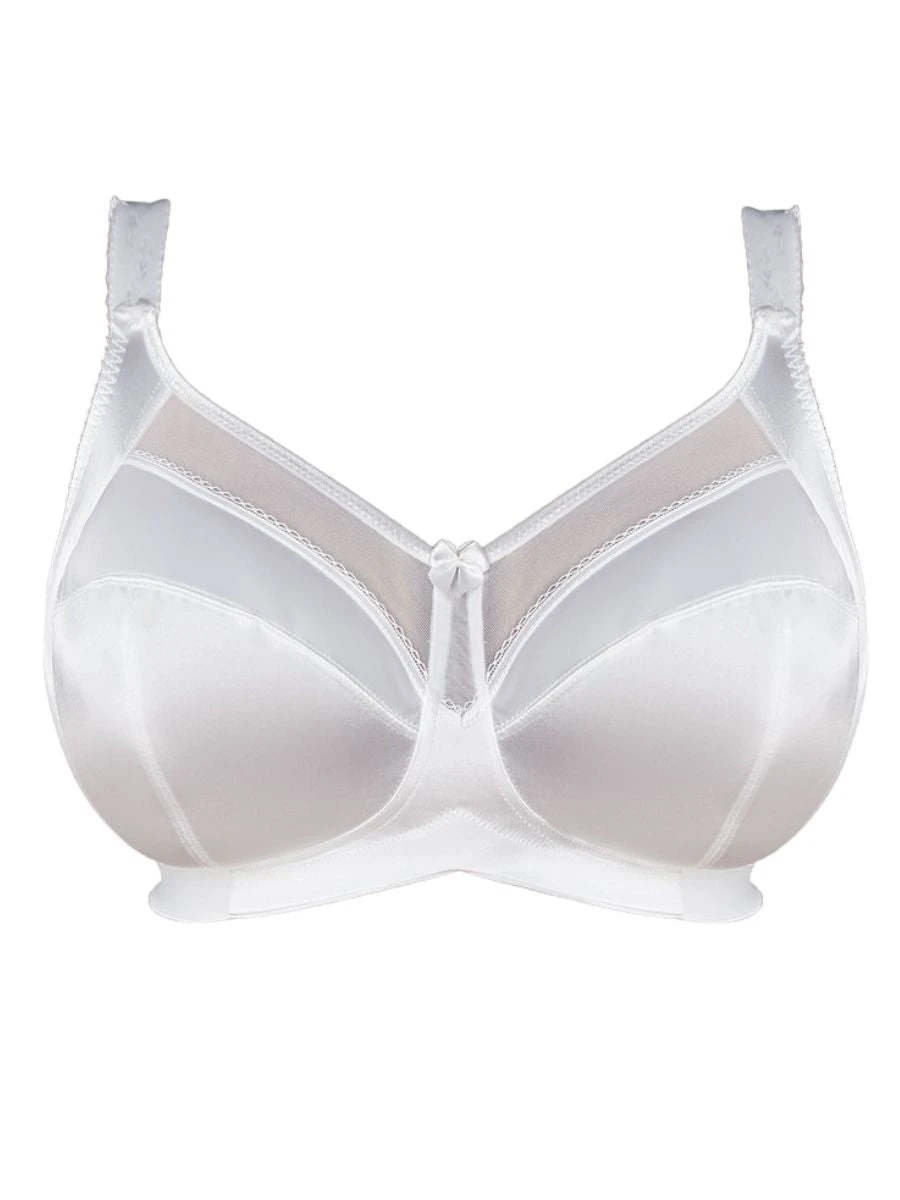 GODDESS Keira Full Cup Wireless Bra - White 3 GODDESS Keira Full Cup Wireless Bra - White - Image 3