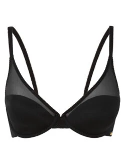 Gossard Glossies High Apex Padded Bra - Black -Boosted Bras Sales Store braforme gossard 6270 blk c