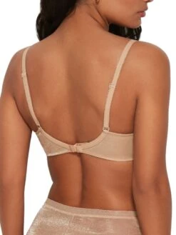 Gossard Glossies High Apex Padded Bra - Nude -Boosted Bras Sales Store braforme gossard 6270 nud b