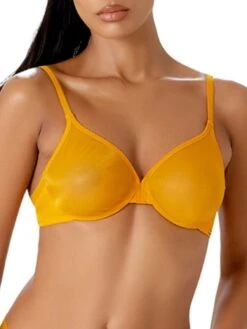 Gossard Glossies Sheer Moulded Bra - Mango Sorbet