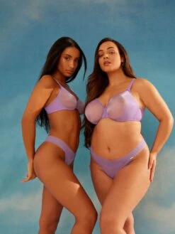 Gossard Glossies Sheer Moulded Bra - Violet -Boosted Bras Sales Store braforme gossard glossies vio violet 6271 1ls