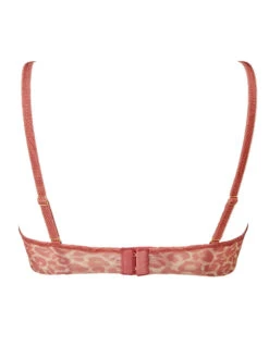 Gossard Glossies Leopard Sheer Moulded Bra - Blush Print -Boosted Bras Sales Store braforme gossard lingerie 13101 bra bp