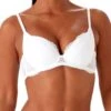 Gossard Superboost Lace Padded Plunge Bra - White