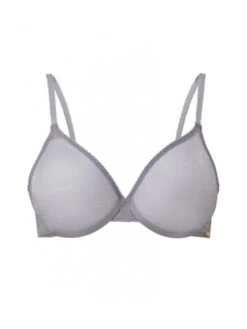 Gossard Glossies Sheer Moulded Bra - Silver -Boosted Bras Sales Store braforme gossard lingerie glossies sheer 6271 sil fp