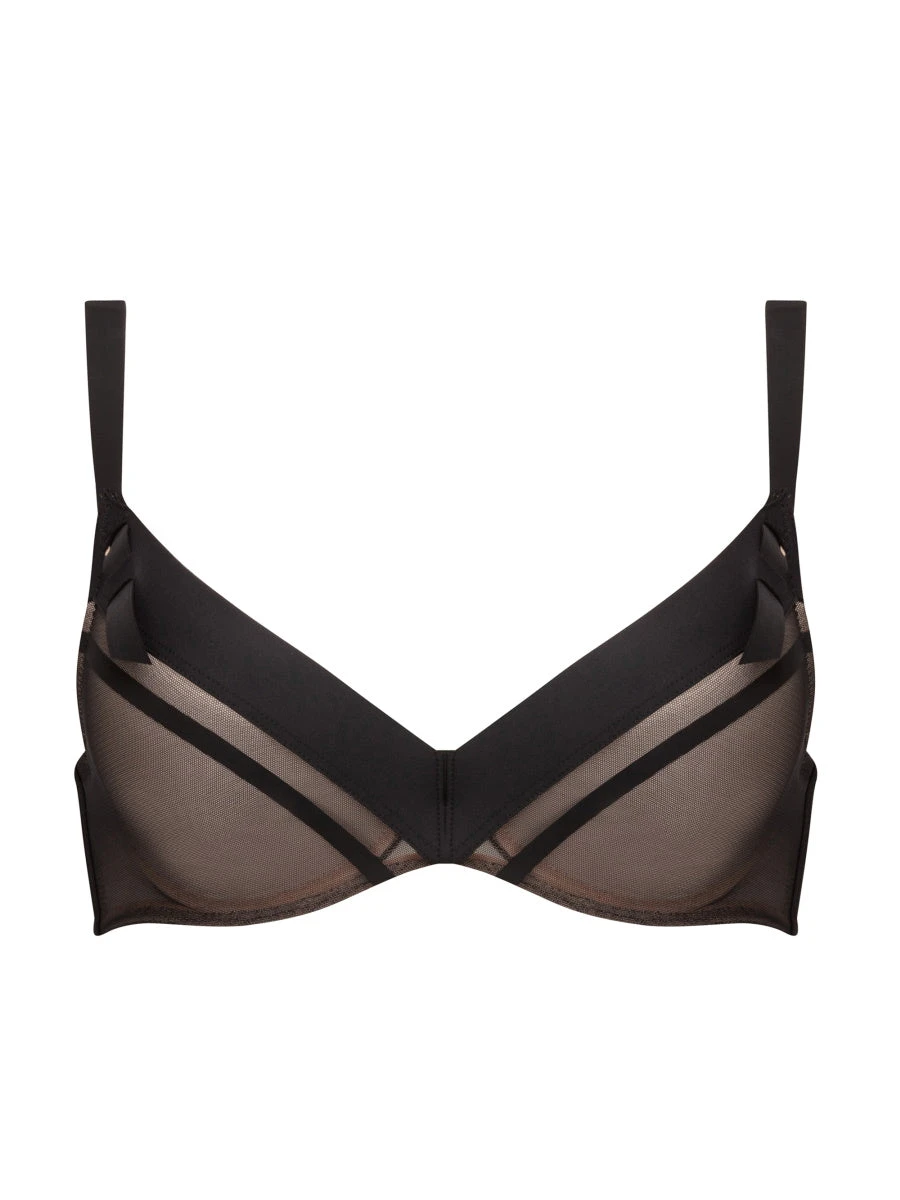 Accent Push Up Bra - Black 4 Accent Push Up Bra - Black - Image 4