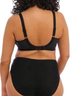 ELOMI Namrah Bandless Plunge Bra - Black -Boosted Bras Sales Store braforme lingerie elomi namrah blk el301335 back