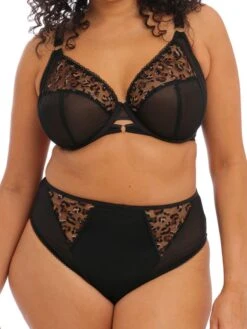 ELOMI Namrah Bandless Plunge Bra - Black