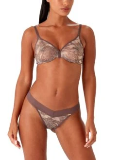 Gossard Glossies Snake Moulded Bra - Snake Print -Boosted Bras Sales Store braforme lingerie gossard glossies snake bra 13011 nat natural full