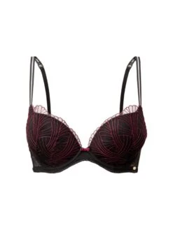 Gossard Illusion Plunge Bra - Black/Red 9 Gossard Illusion Plunge Bra - Black/Red -Boosted Bras Sales Store braforme lingerie gossard illusion plunge bra 18401 p