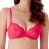 Gossard Superboost Lace Plunge Bra - Diva Pink