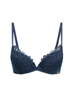 Gossard Swirl Plunge Bra - Dark Teal/Eclipse -Boosted Bras Sales Store braforme lingerie gossard swirl bra 17801 dte darl teal eclipse p1