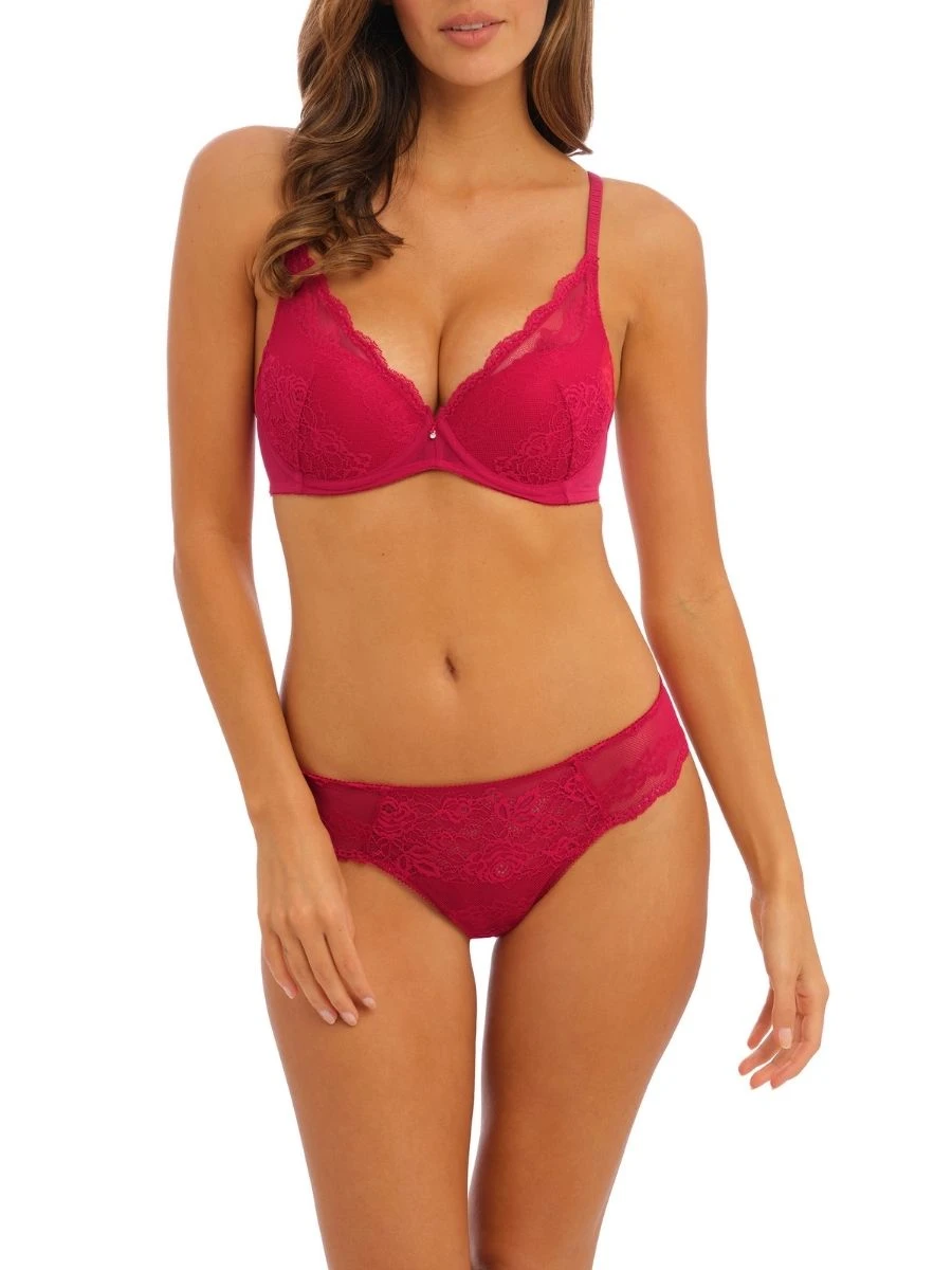 Wacoal Ravissant Plunge Bra - Scarlet 2 Wacoal Ravissant Plunge Bra - Scarlet - Image 2