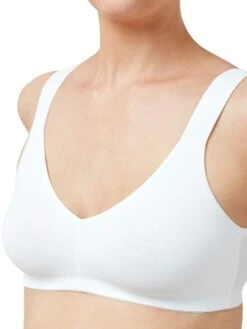 Soft Cup Bra - White