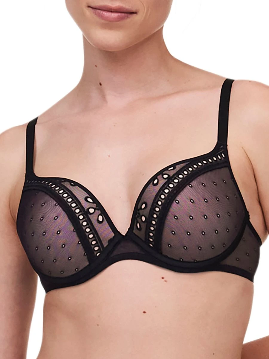 Passionata Prisca Push-Up Bra - Black 1 Passionata Prisca Push-Up Bra - Black