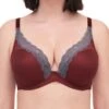 Passionata Brooklyn Plunge Bra - Fig/Chestnut