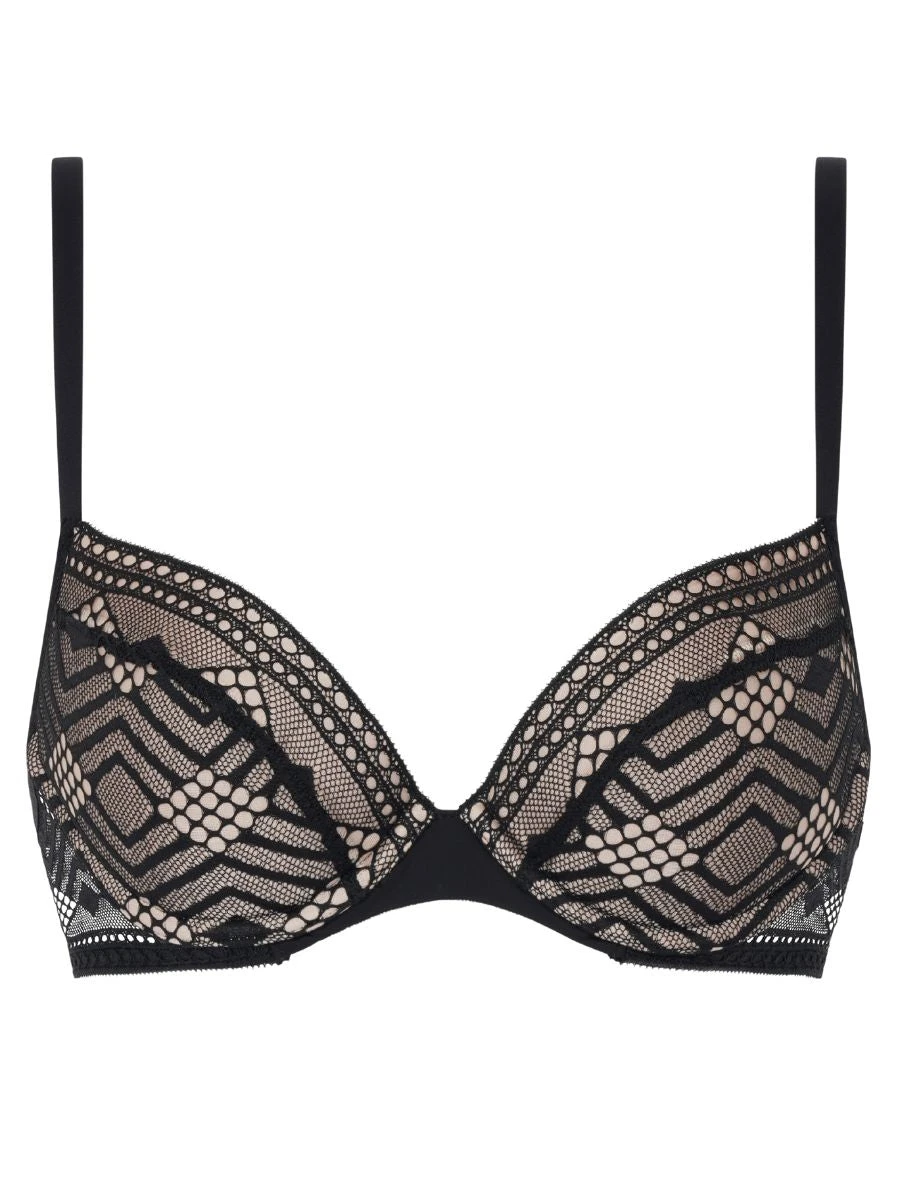 Passionata Ondine Push Up Foam Bra - Black 4 Passionata Ondine Push Up Foam Bra - Black - Image 4