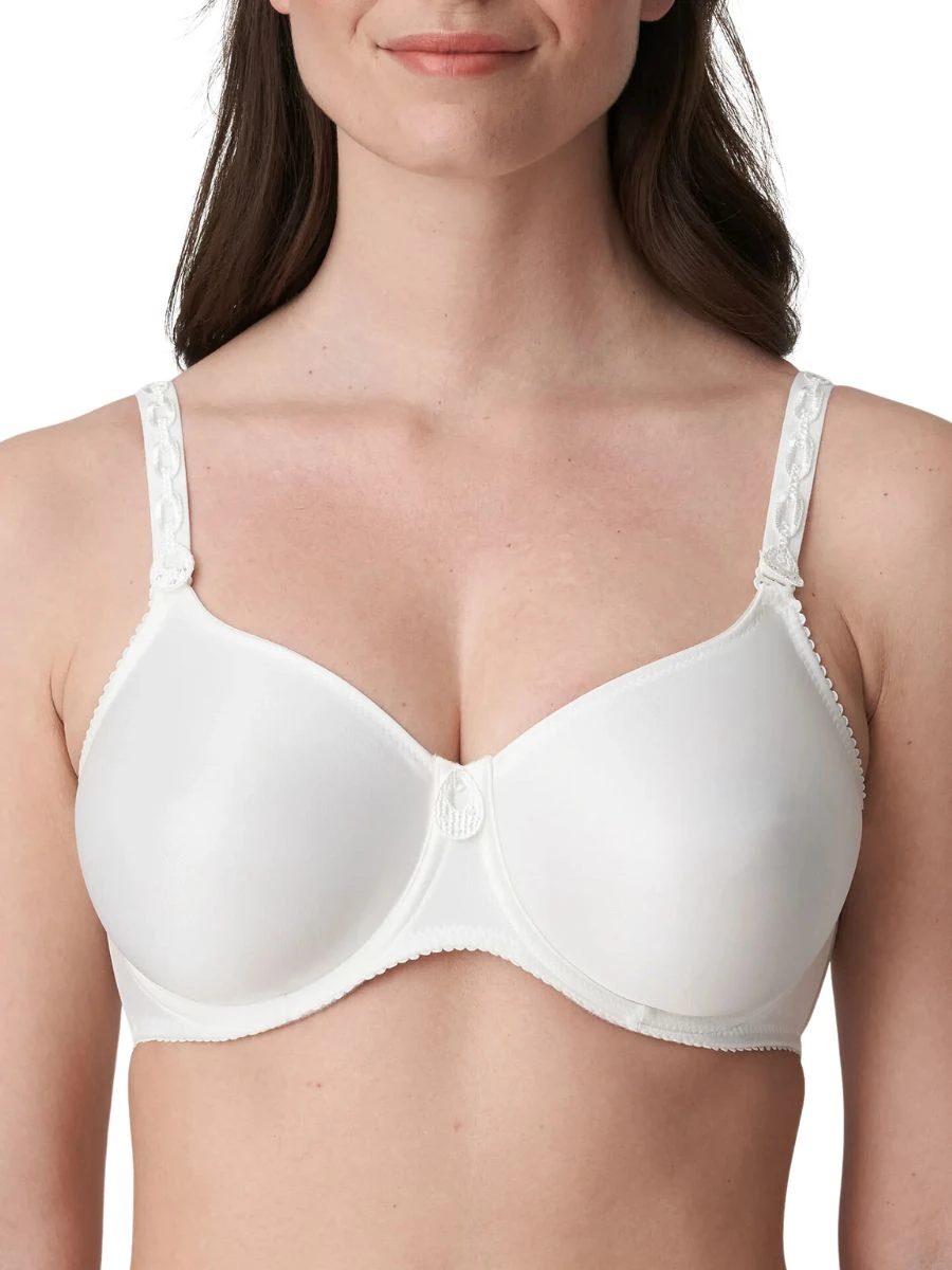 PRIMADONNA Satin Non Padded Full Cup Bra - Natural 1 PRIMADONNA Satin Non Padded Full Cup Bra - Natural