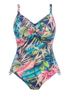 FANTASIE Langkawi Twist Front Swimsuit - French Navy -Boosted Bras Sales Store braforme swim fantasie langkawi fry 501731 plain