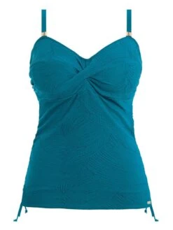 FANTASIE Ottawa Twist Front Tankini Top - Petrol -Boosted Bras Sales Store braforme swim fantasie ottawa 6356 peo plain