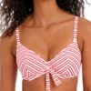 FREYA New Shores Plunge Bikini Top - Chilli