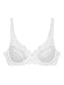 Triumph Amourette 300W High Apex Bra - White -Boosted Bras Sales Store braforme triumph 10166797 0003 c