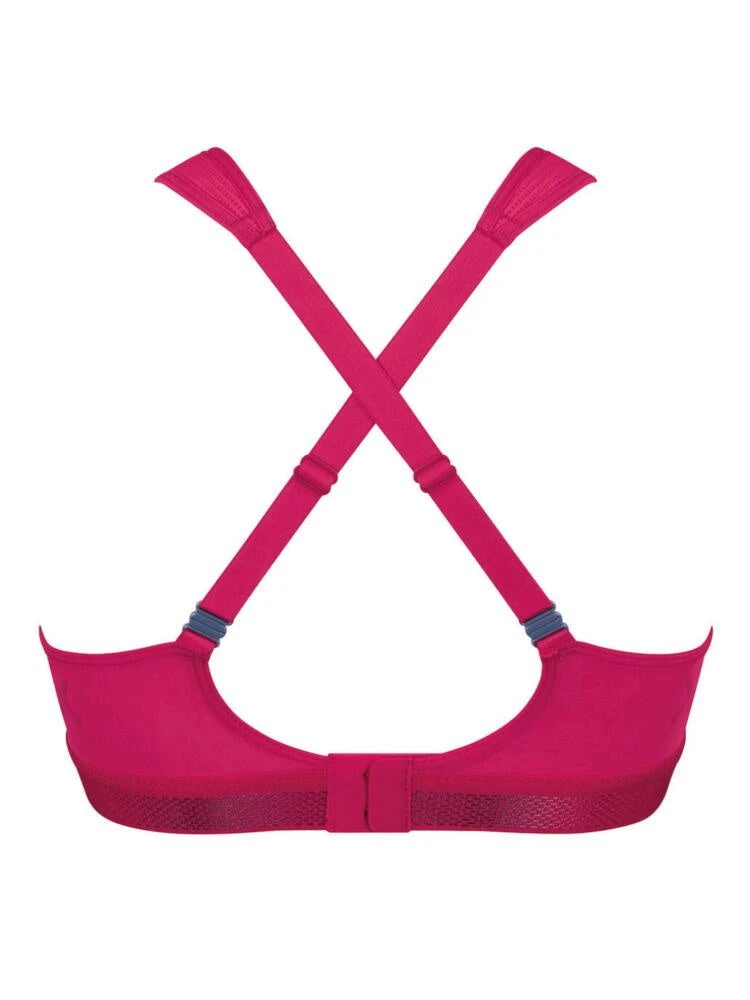 Triumph Triaction Cardio Cloud Racerback Sports Bra - Cerise 5 Triumph Triaction Cardio Cloud Racerback Sports Bra - Cerise - Image 5