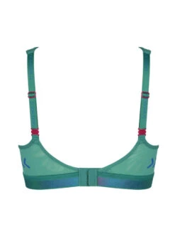 Triumph Triaction Cardio Cloud Racerback Sports Bra - Emerald -Boosted Bras Sales Store braforme triumph triaction cardio cloud sports bra 10205923 6644 emerald green pb1