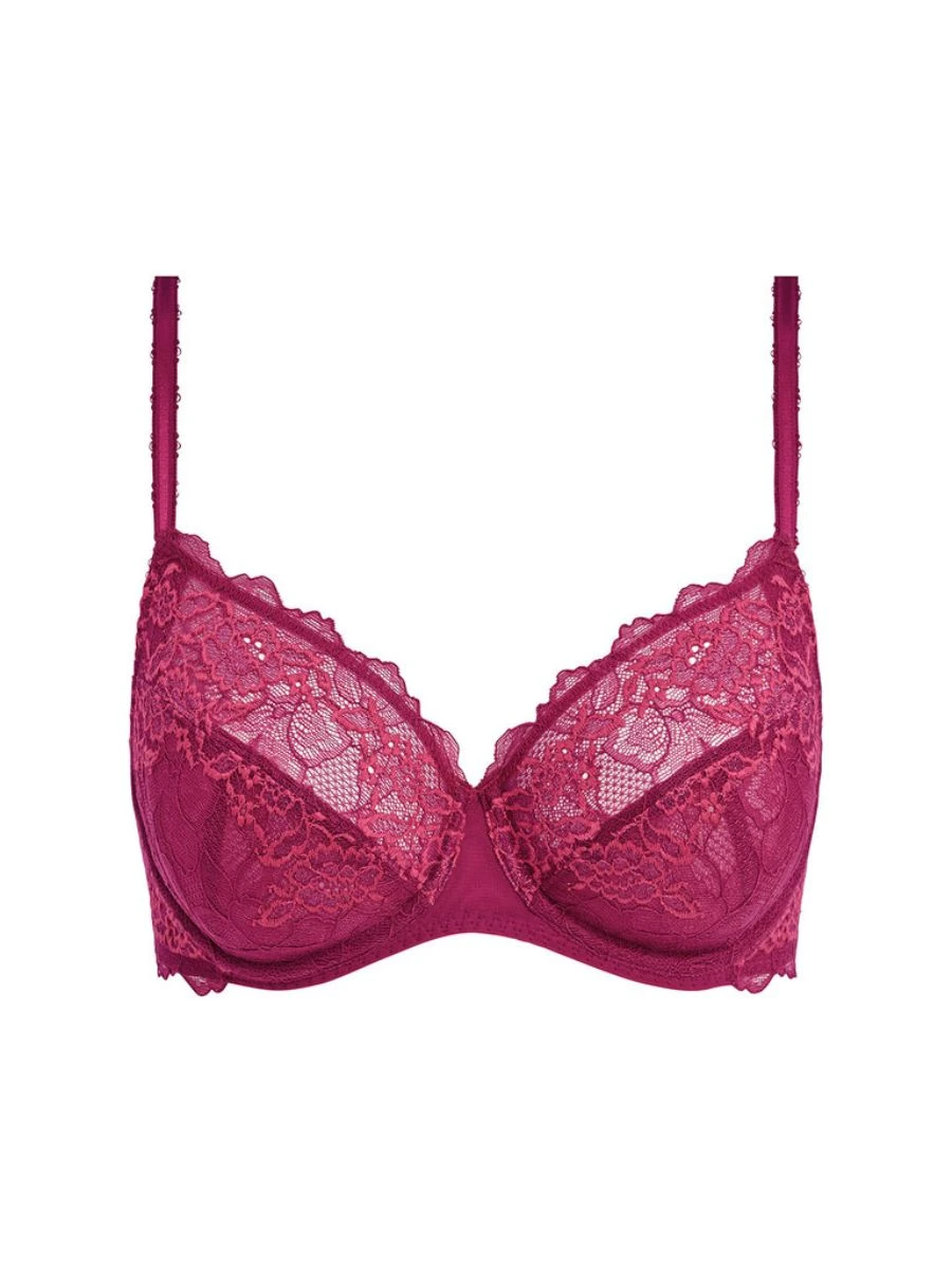 Wacoal Lace Perfection Average Wire Bra - Red Plum 5 Wacoal Lace Perfection Average Wire Bra - Red Plum - Image 5