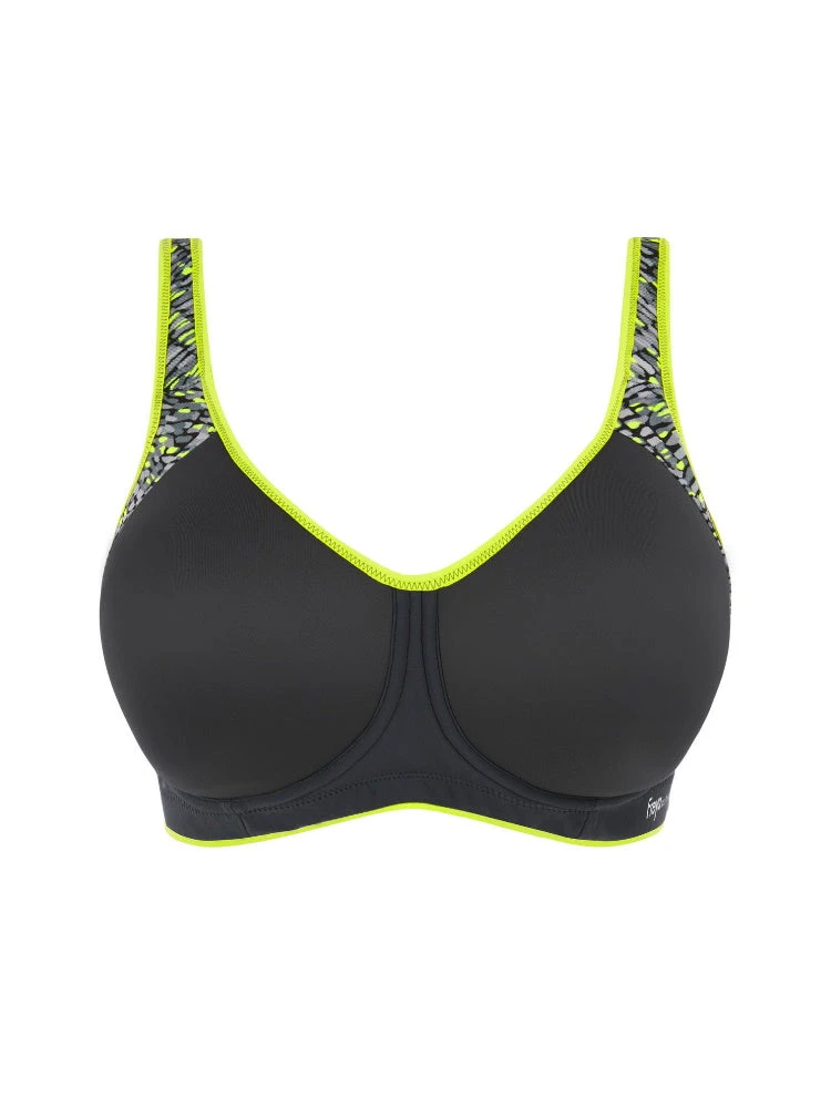 FREYA Sonic Moulded Spacer Sports Bra - Lime Twist 4 FREYA Sonic Moulded Spacer Sports Bra - Lime Twist - Image 4