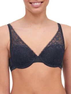 Chantelle Day To Night Plunge Spacer Bra - Deep Grey