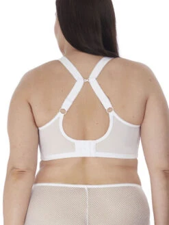 ELOMI Charley Stretch Plunge Bra - White -Boosted Bras Sales Store el4382 whe alt2 elomi lingerie charley white underwired plunge bra stretch