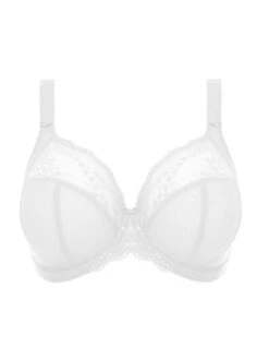 ELOMI Charley Stretch Plunge Bra - White -Boosted Bras Sales Store el4382 whe cut elomi lingerie charley white underwired plunge bra stretch