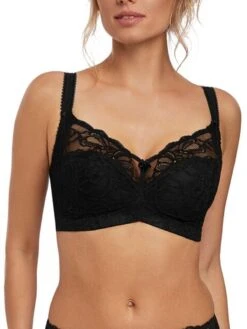 FANTASIE Jacqueline Lace Soft Cup Bra - Black