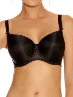 FANTASIE Smoothing Moulded T-Shirt Bra - Black