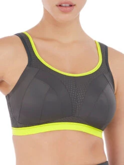 FREYA Dynamic Non-Wired Sports Bra - Lime Twist