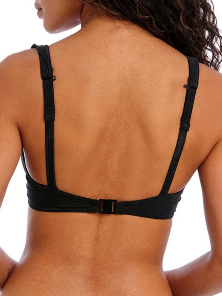 FREYA Jewel Cove High Apex Bikini Top - Plain Black 4 FREYA Jewel Cove High Apex Bikini Top - Plain Black - Image 4