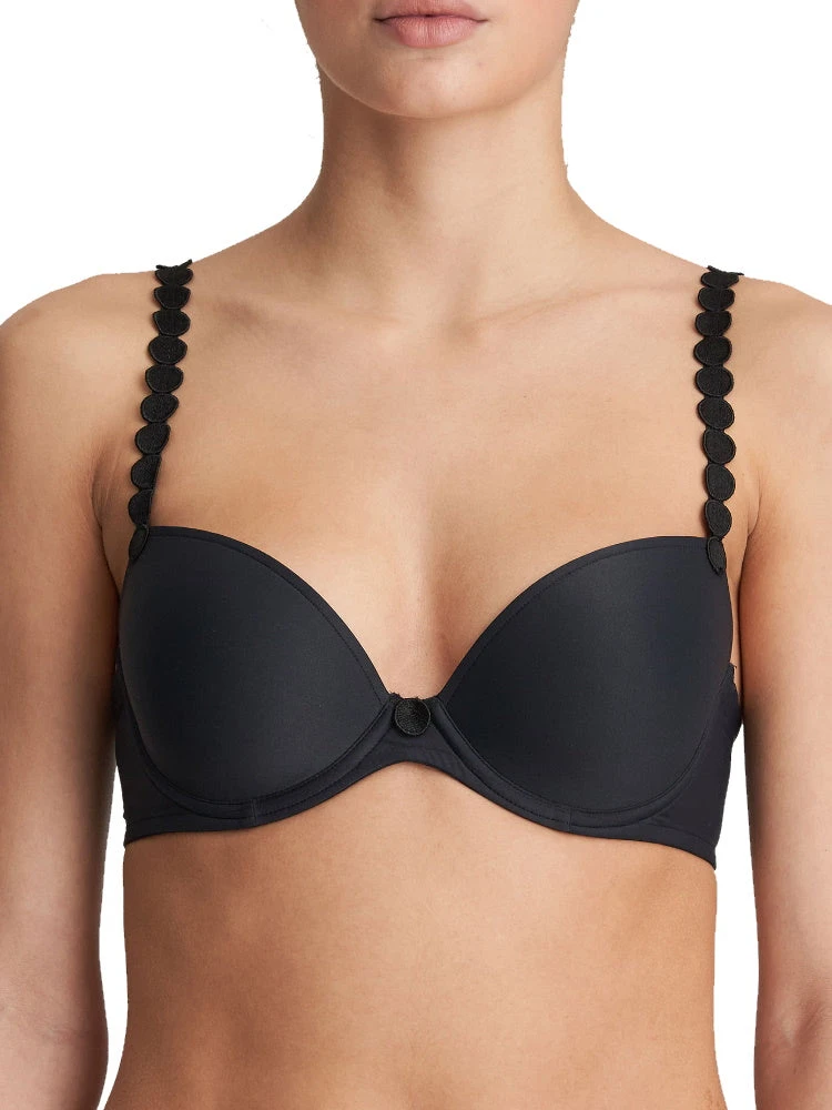MARIE JO Tom Padded Plunge Bra - Charcoal 1 MARIE JO Tom Padded Plunge Bra - Charcoal