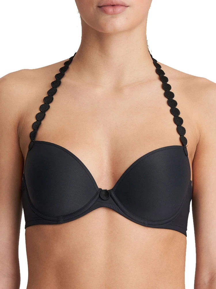 MARIE JO Tom Padded Plunge Bra - Charcoal 2 MARIE JO Tom Padded Plunge Bra - Charcoal - Image 2