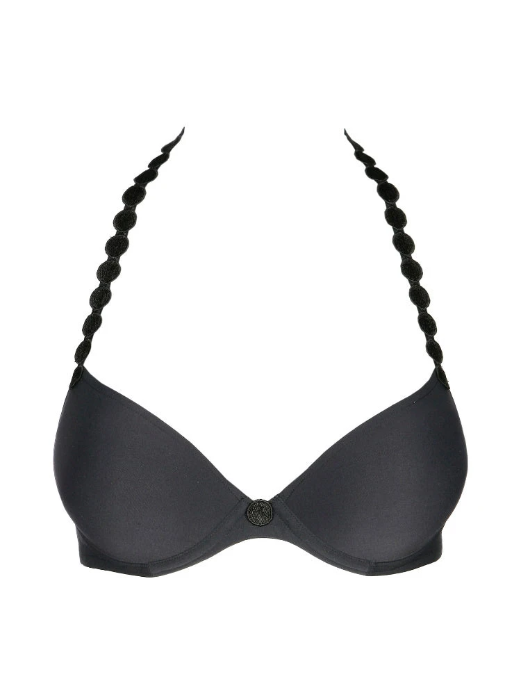 MARIE JO Tom Padded Plunge Bra - Charcoal 5 MARIE JO Tom Padded Plunge Bra - Charcoal - Image 5