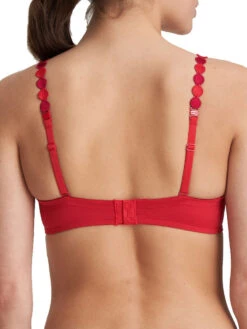 MARIE JO Tom Padded Plunge Bra - Scarlet -Boosted Bras Sales Store marie jo l aventure lingerie padded bra tom 0120822 sca 20b