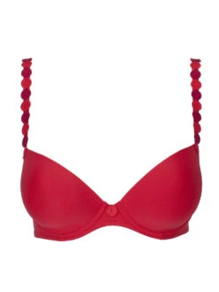 MARIE JO Tom Padded Plunge Bra - Scarlet -Boosted Bras Sales Store marie jo l aventure lingerie padded bra tom 0120822 sca 20p