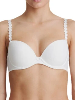 MARIE JO Tom Padded Plunge Bra - White