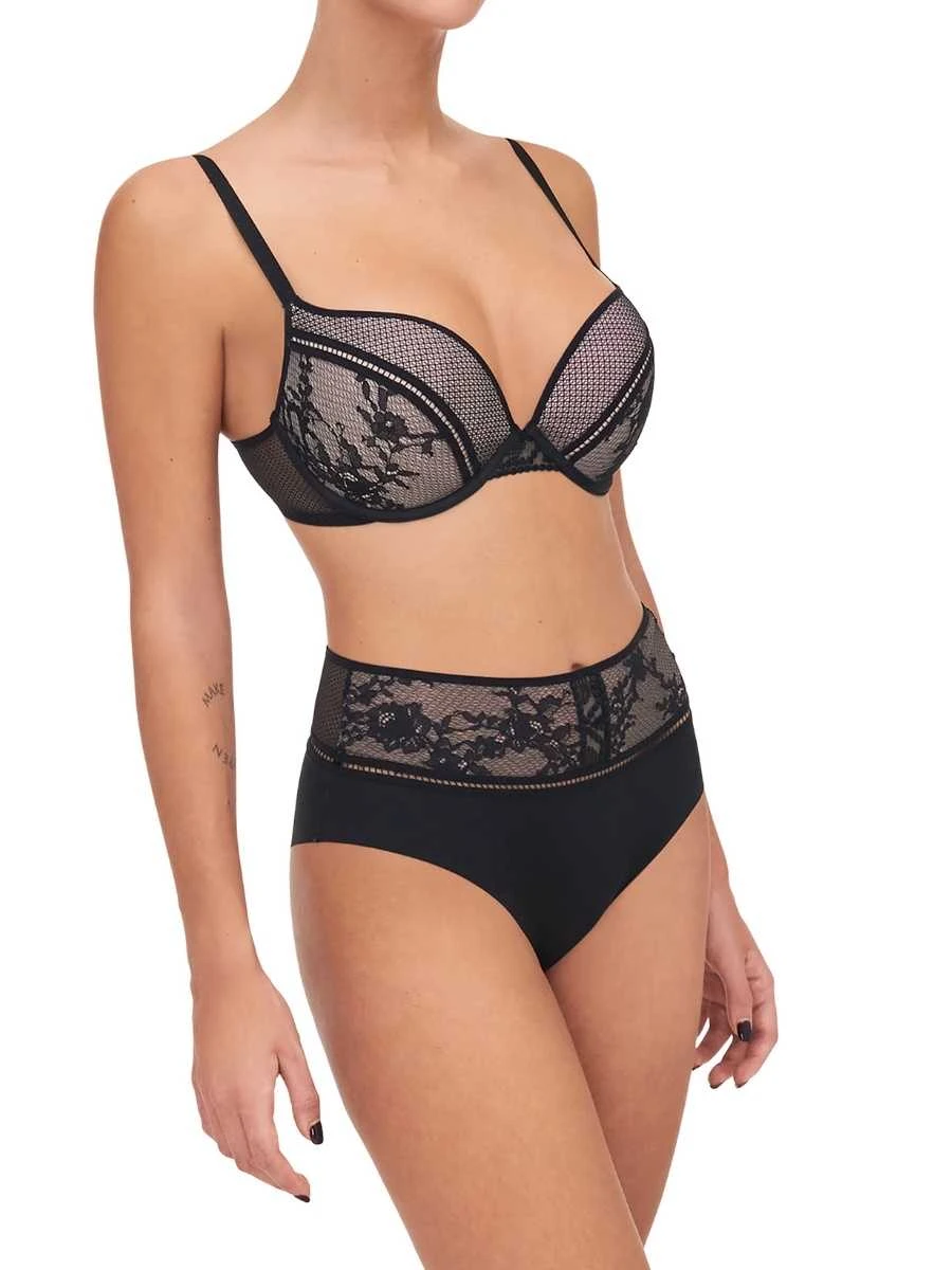 Passionata Olivia Extra Push Up Bra - Black 4 Passionata Olivia Extra Push Up Bra - Black - Image 4