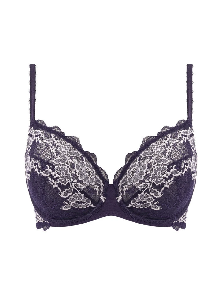 Wacoal Lace Perfection Average Wire Bra - Evening Blue 3 Wacoal Lace Perfection Average Wire Bra - Evening Blue - Image 3